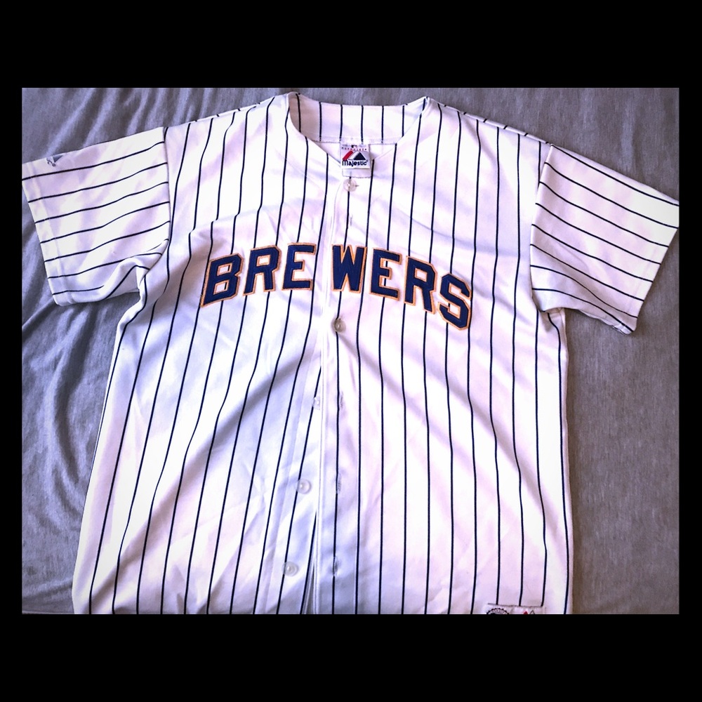 Authentic MLB Milwaukee Brewers jersey